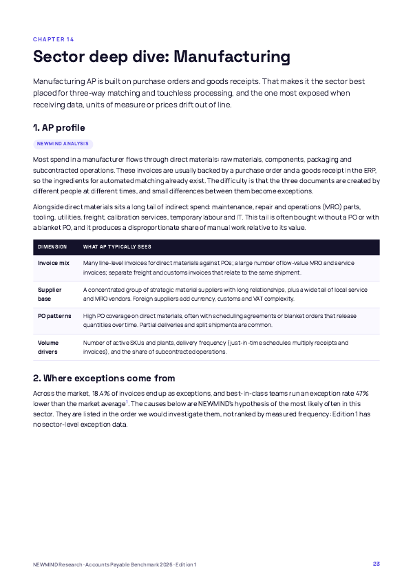 Accounts Payable Cost & Cycle Benchmark 2026, page 23