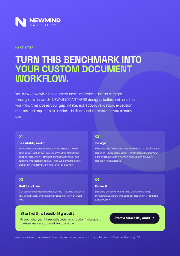 Document Processing & Straight-Through Benchmark 2026, page 101