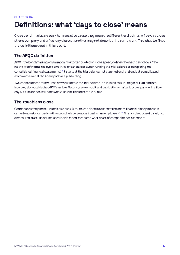 Financial Close Benchmark 2026, page 10