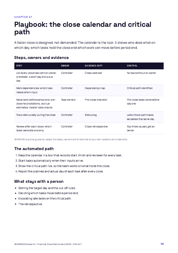 Financial Close Benchmark 2026, page 58