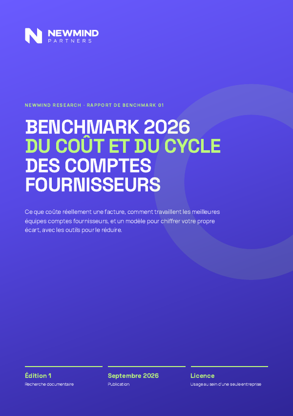 Benchmark 2026 du coût et du cycle des comptes fournisseurs, page 1