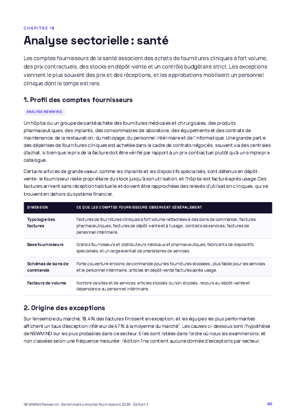 Benchmark 2026 du coût et du cycle des comptes fournisseurs, page 42