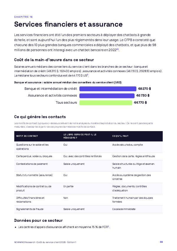 Benchmark 2026 du coût du service client, page 38