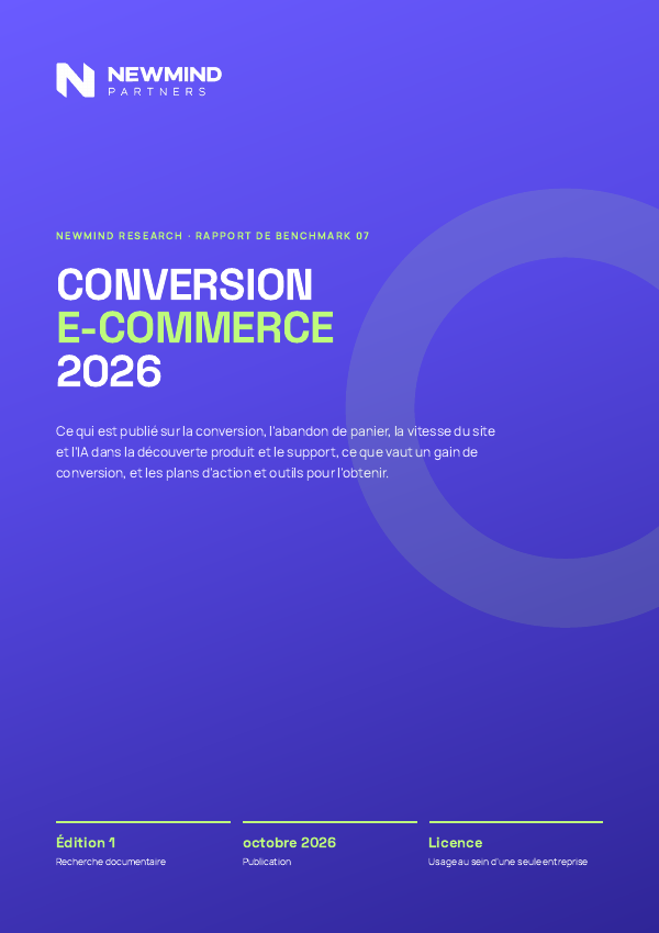 Benchmark 2026 de la conversion e-commerce, page 1