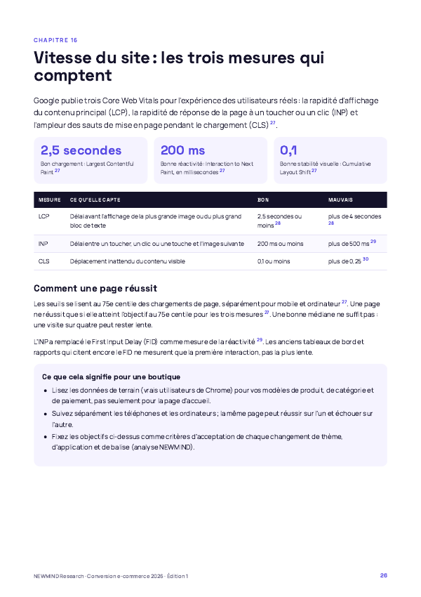 Benchmark 2026 de la conversion e-commerce, page 26