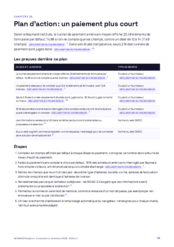 Benchmark 2026 de la conversion e-commerce, page 39
