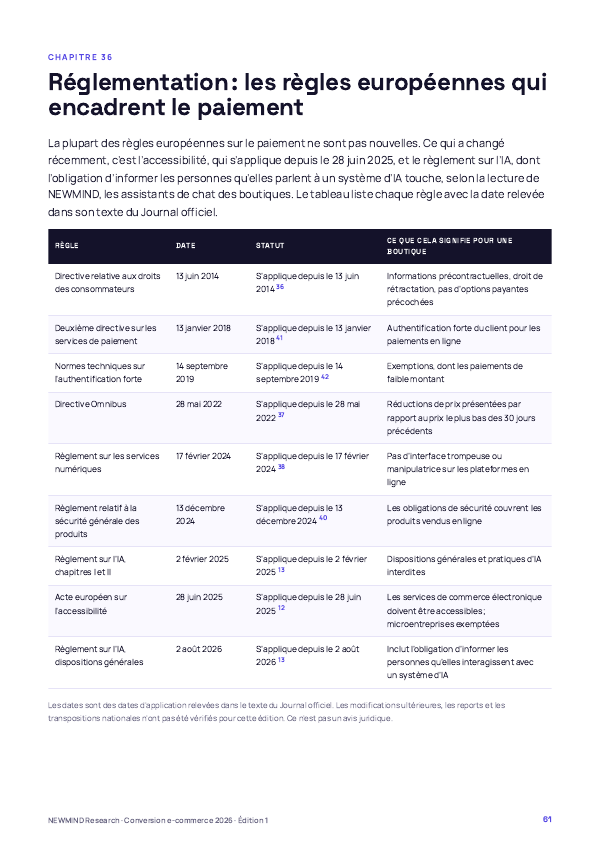Benchmark 2026 de la conversion e-commerce, page 61