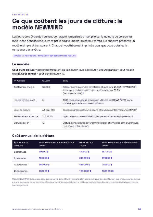 Benchmark 2026 de la clôture financière, page 36