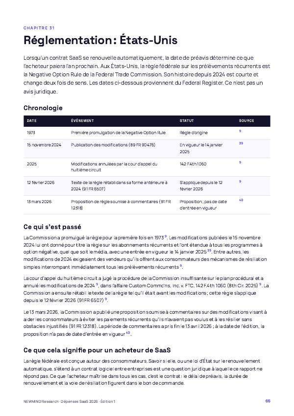 Benchmark 2026 des dépenses SaaS et de l’utilisation des licences, page 65