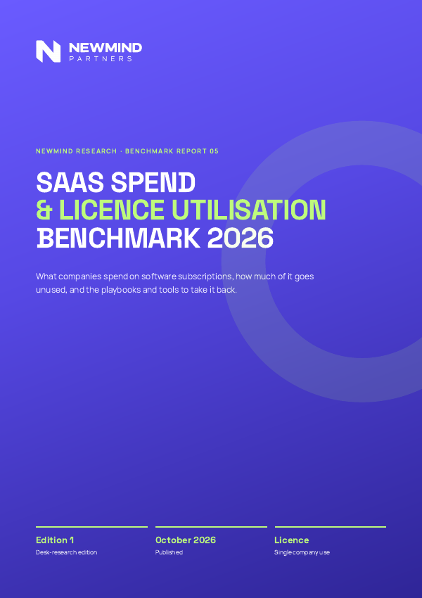 SaaS Spend & Licence Utilisation Benchmark 2026, page 1