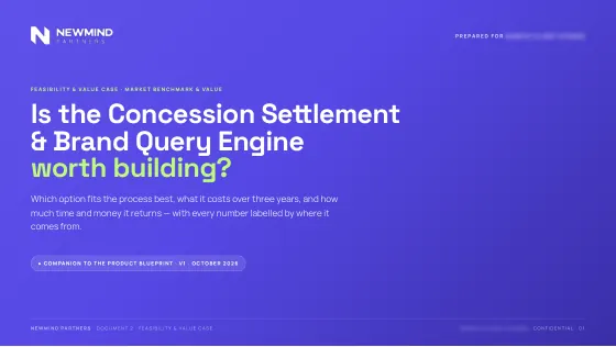 Feasibility & Value Case — Cover