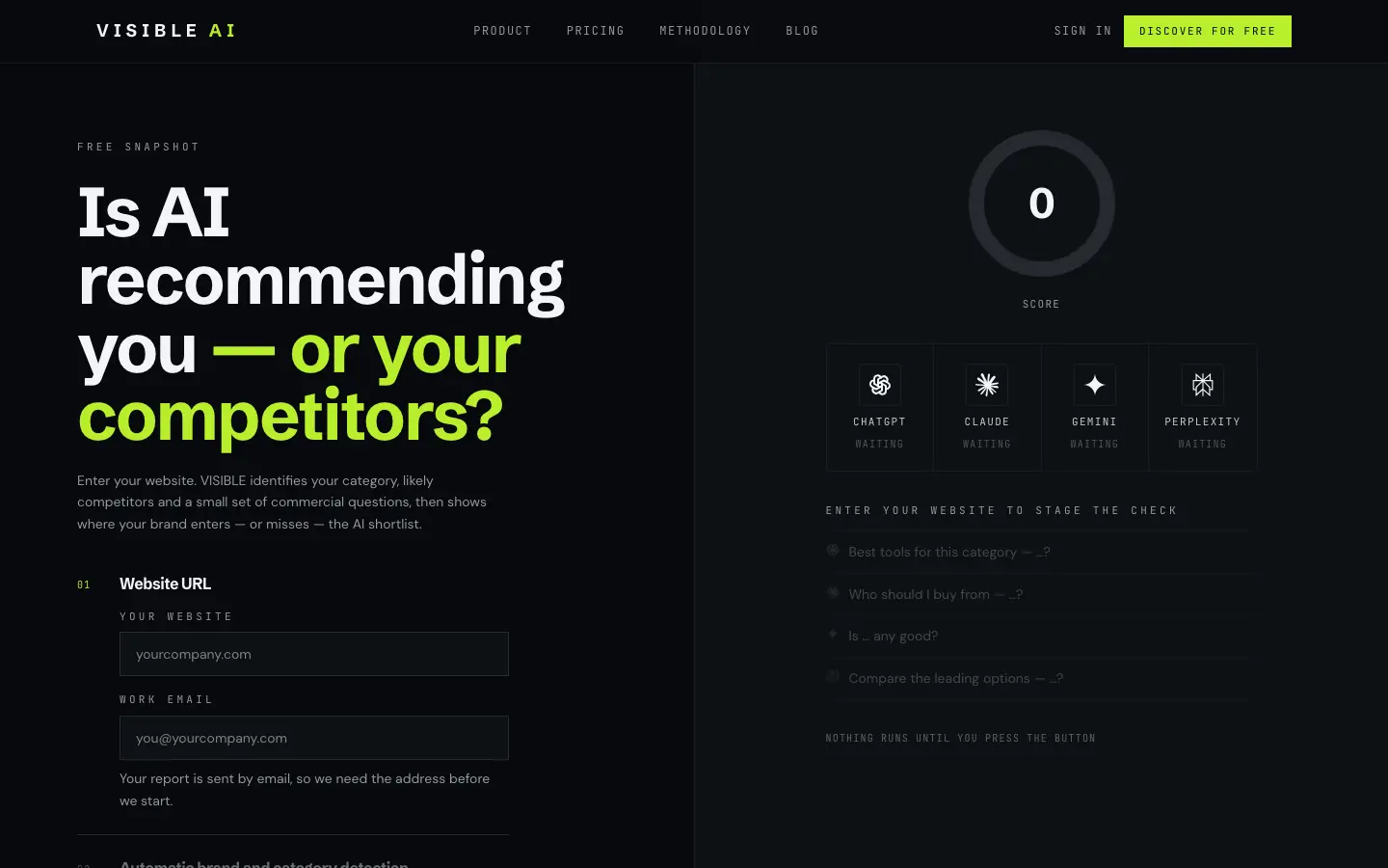Be Visible AI screenshot