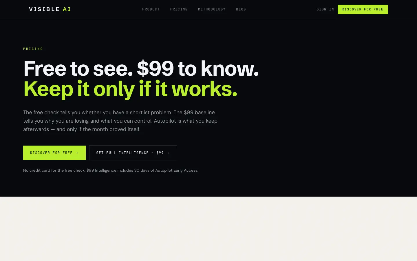 Be Visible AI screenshot