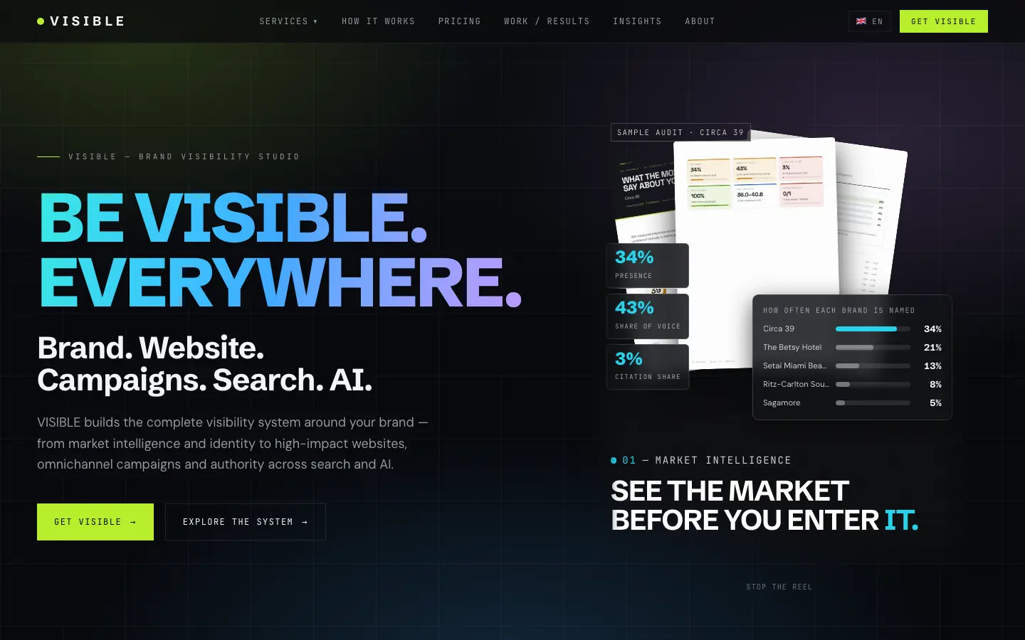 Creative Visible Studio: Be seen. Be found. Be chosen.