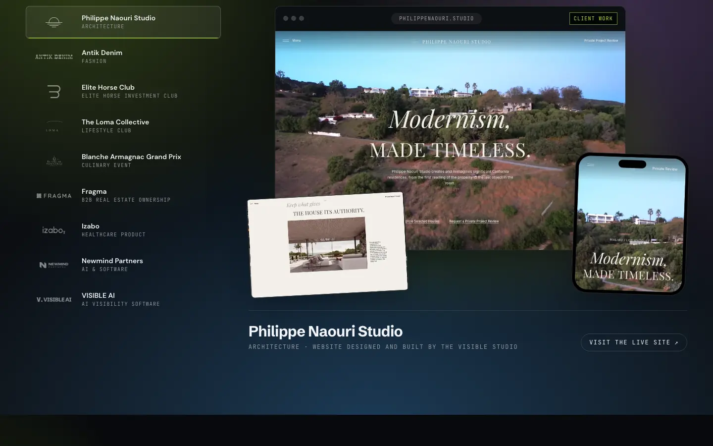 Creative Visible Studio screenshot