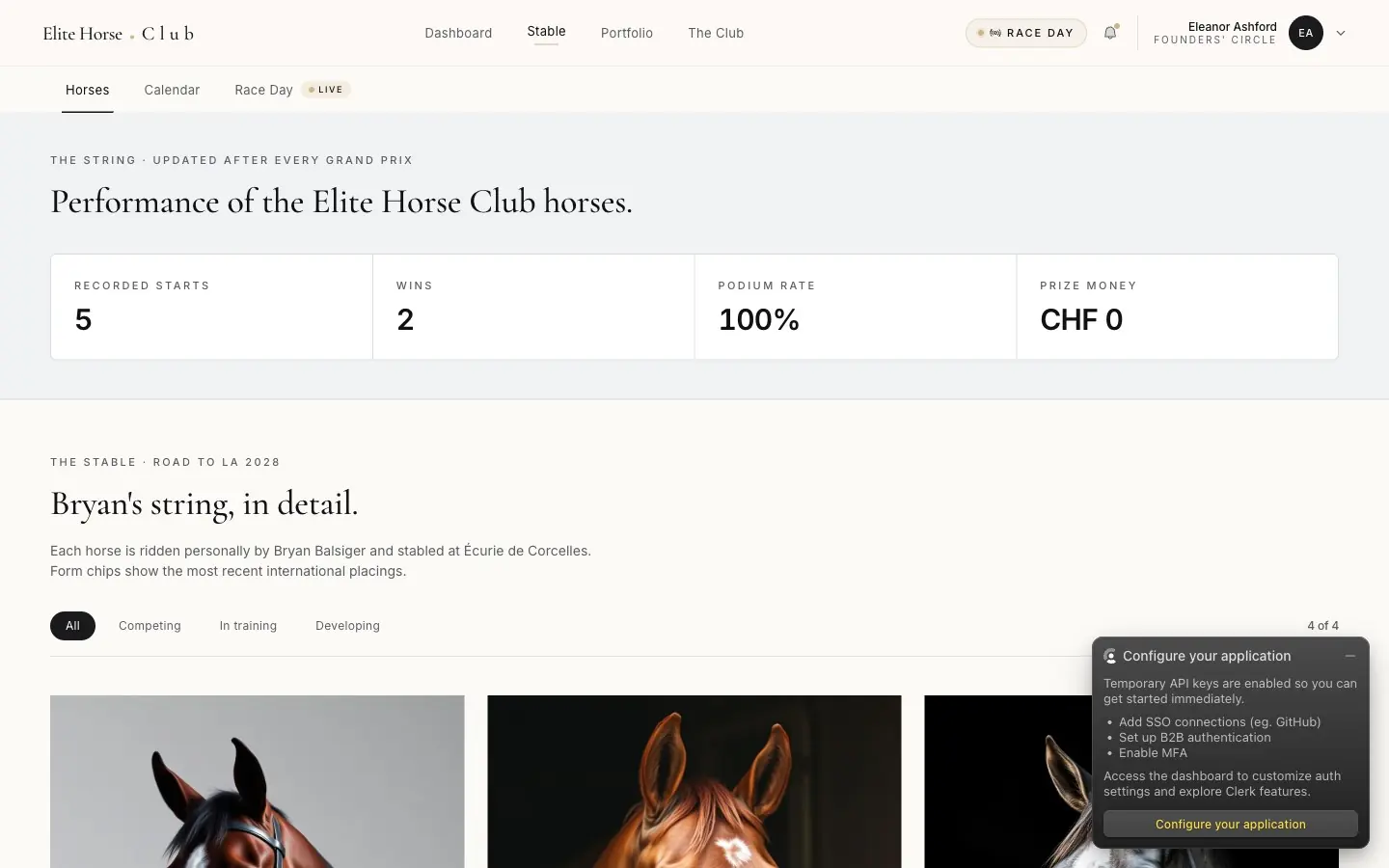 Elite Horse Club screenshot