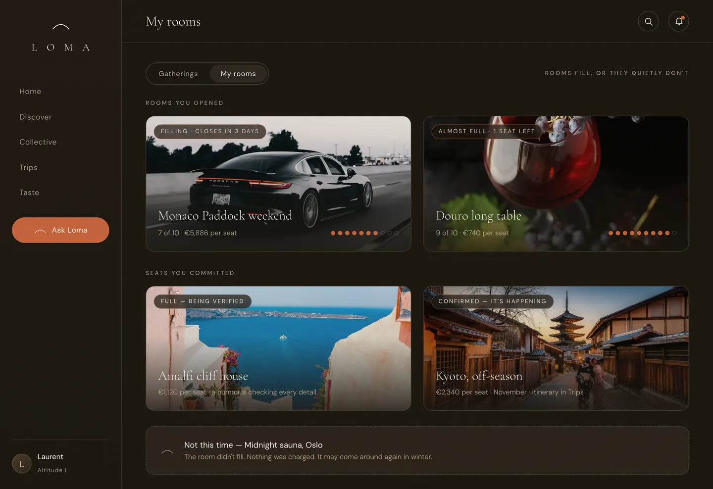 Loma UX design, step 6 of 8
